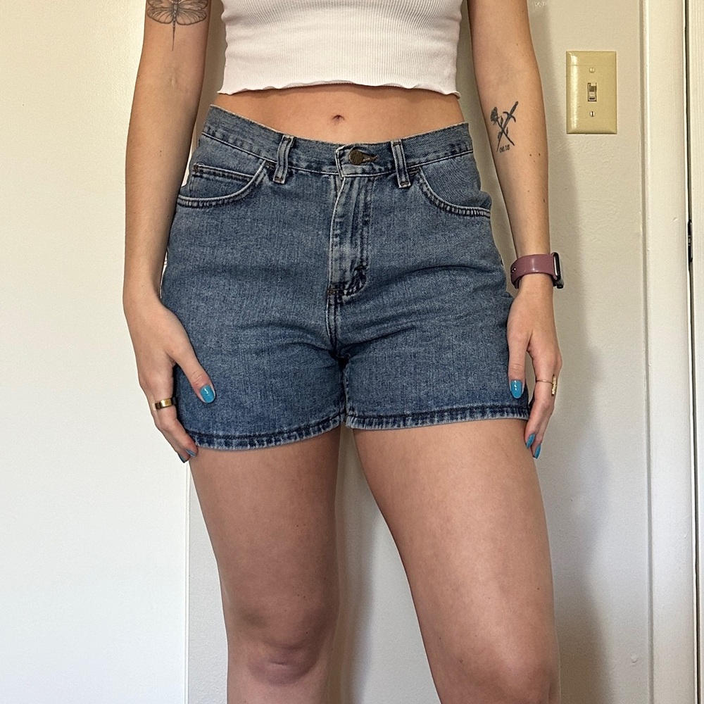 Vintage Lee rider jean shorts